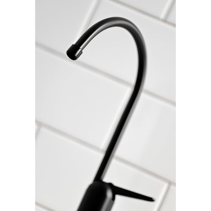 Americana K6190 Single-Handle 1-Hole Deck Mount Water Filtration Faucet, Matte Black