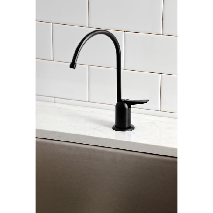 Americana K6190 Single-Handle 1-Hole Deck Mount Water Filtration Faucet, Matte Black