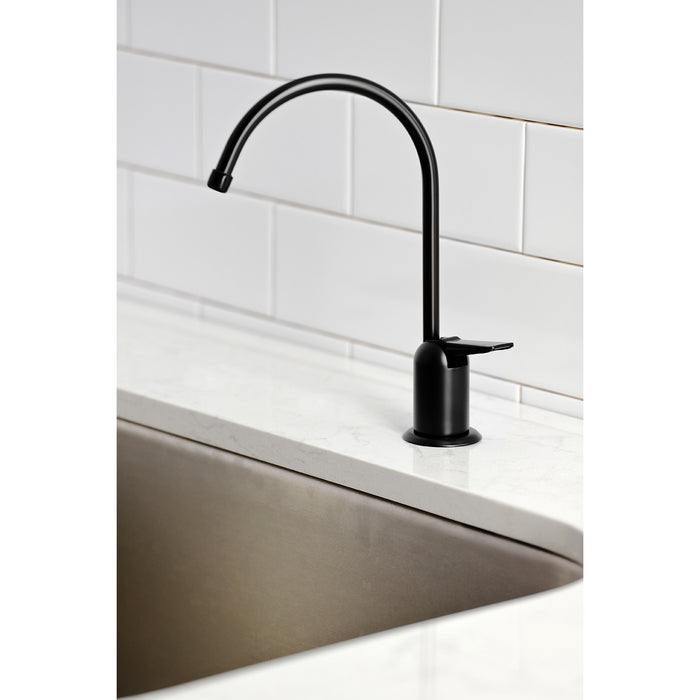 Americana K6190 Single-Handle 1-Hole Deck Mount Water Filtration Faucet, Matte Black