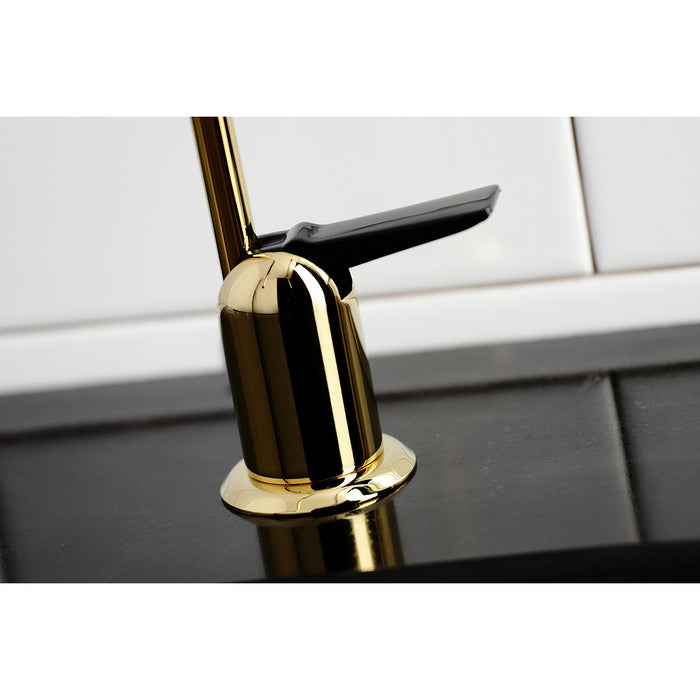 Americana K6192 Single-Handle 1-Hole Deck Mount Water Filtration Faucet, Polished Brass