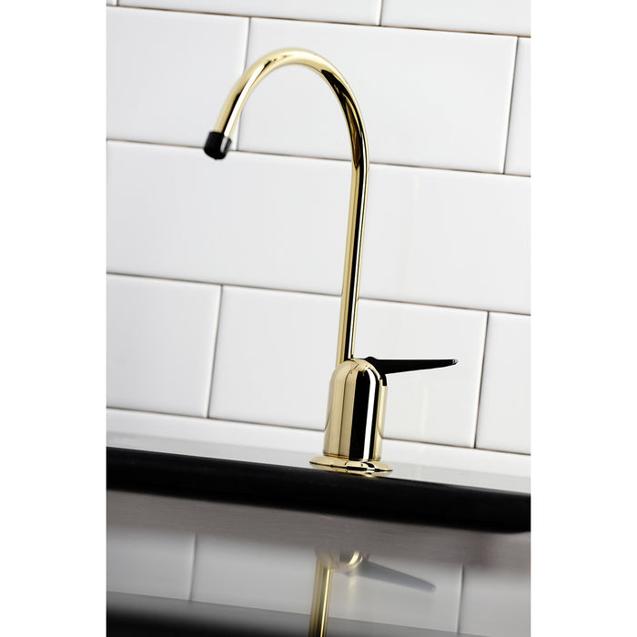 Americana K6192 Single-Handle 1-Hole Deck Mount Water Filtration Faucet, Polished Brass