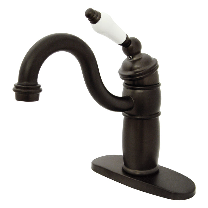 Victorian KB1485PL One-Handle 1-Hole Deck Mount Bar Faucet, Oil Rubbed Bronze