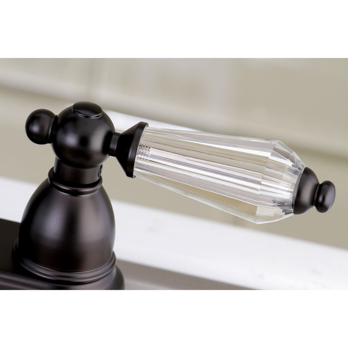 Wilshire KB1495WLL Two-Handle 2-Hole Deck Mount Bar Faucet, Oil Rubbed Bronze