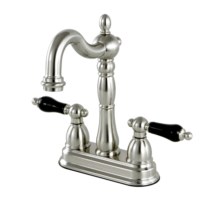 Duchess KB1498PKL Two-Handle 2-Hole Deck Mount Bar Faucet, Brushed Nickel