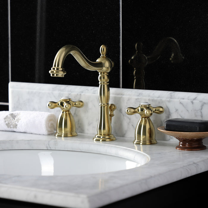 Kingston Brass Vintage Polished Brass Widespread 2-handle Bathroom