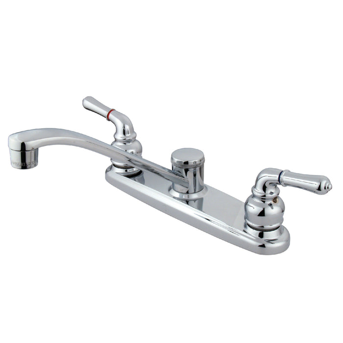 Magellan KB271 Two-Handle 2-Hole 8" Centerset Kitchen Faucet, Polished Chrome