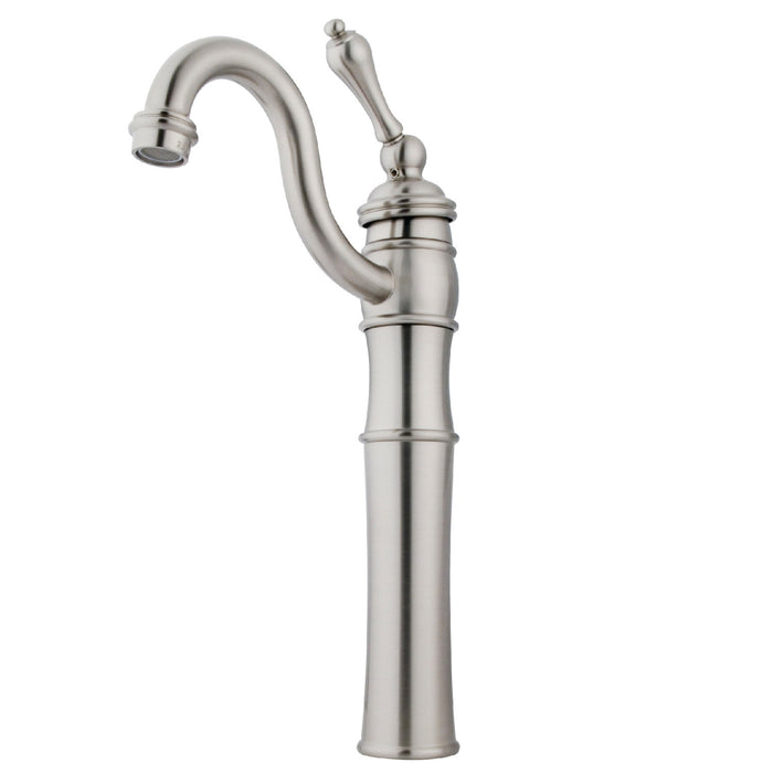 Victorian KB3428AL Single-Handle 1-Hole Deck Mount Vessel Faucet, Brushed Nickel