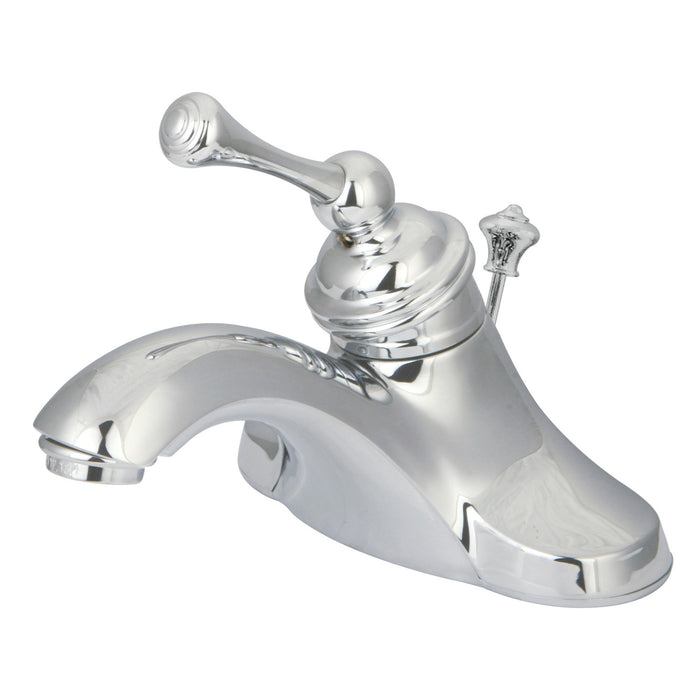 Victorian KB3541 Single-Handle 3-Hole Deck Mount 4-Inch Centerset Bathroom Faucet with Pop-Up Drain, Polished Chrome