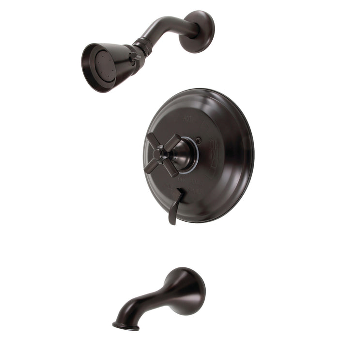 Elinvar KB36350EX Single-Handle Pressure Balanced Tub and Shower Faucet, Oil Rubbed Bronze