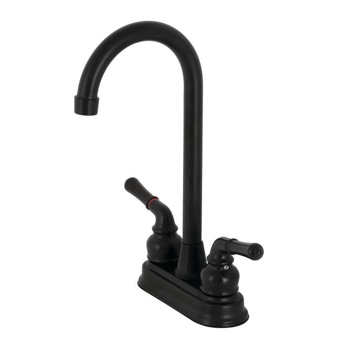 Magellan KB490 Two-Handle 2-Hole Deck Mount Bar Faucet, Matte Black