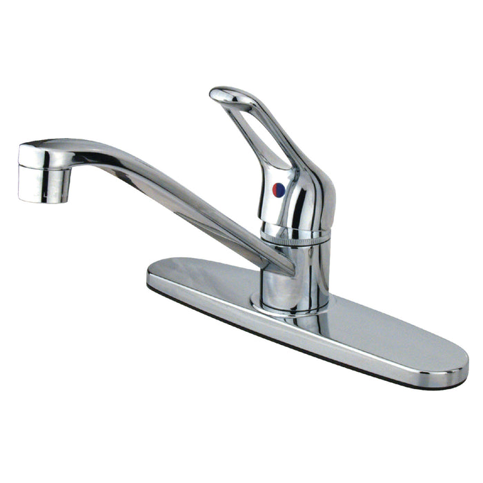 Wyndham KB561 One-Handle 3-Hole 8" Centerset Kitchen Faucet, Polished Chrome