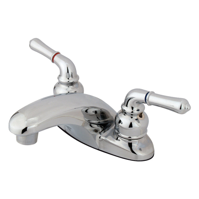 Magellan KB621LP Double-Handle 3-Hole Deck Mount 4-Inch Centerset Bathroom Faucet, Polished Chrome