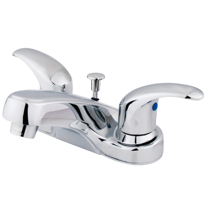 Legacy KB6251LL Double-Handle 3-Hole Deck Mount 4-Inch Centerset Bathroom Faucet with Pop-Up Drain, Polished Chrome