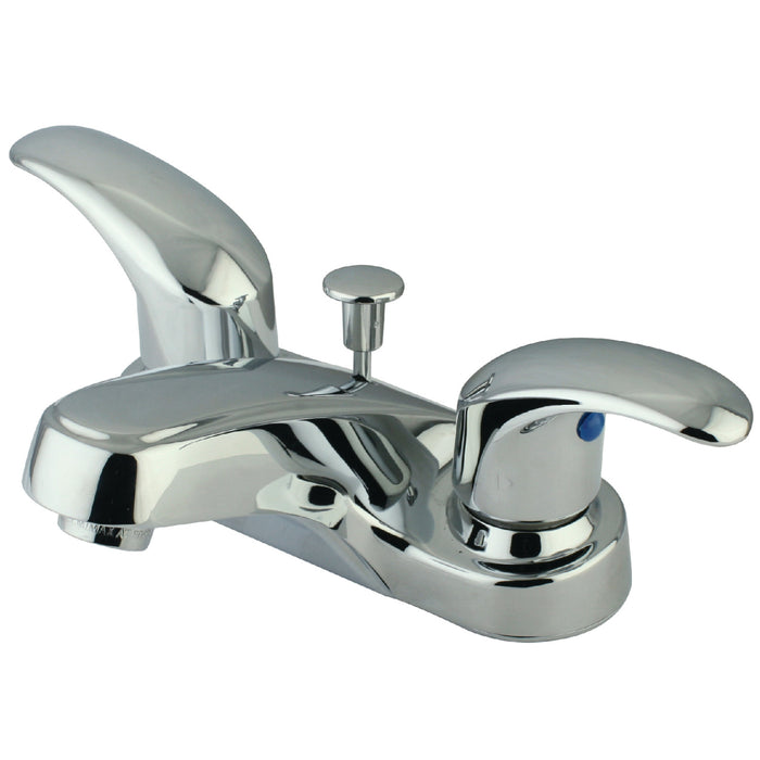 Legacy KB6251 Double-Handle 3-Hole Deck Mount 4-Inch Centerset Bathroom Faucet with ABS Pop-Up Drain, Polished Chrome