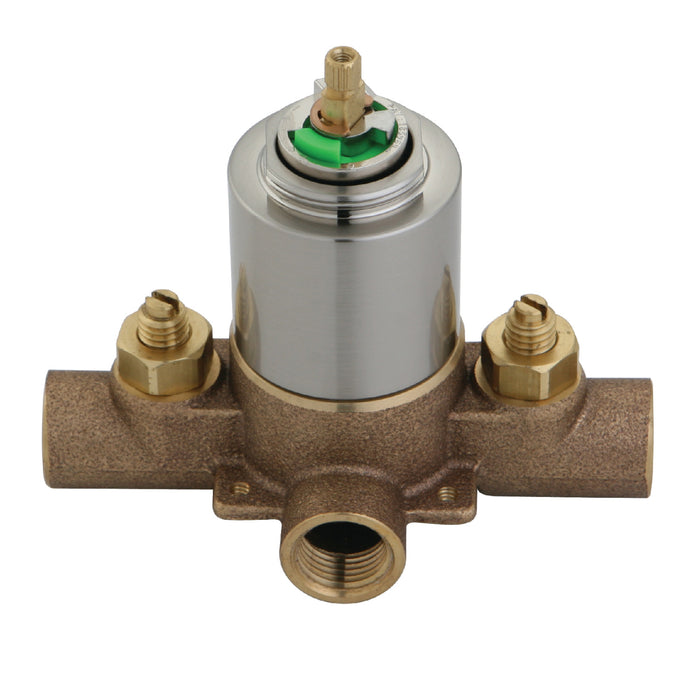 Chatham KB658V Pressure Balanced Tub and Shower Valve, with Stops, Brushed Nickel