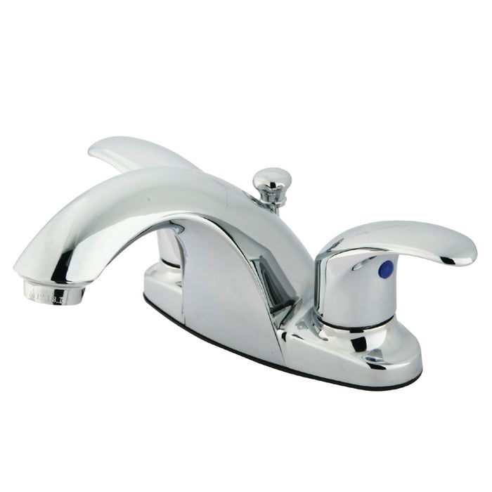 Legacy KB7641LL Double-Handle 3-Hole Deck Mount 4-Inch Centerset Bathroom Faucet with Pop-Up Drain, Polished Chrome