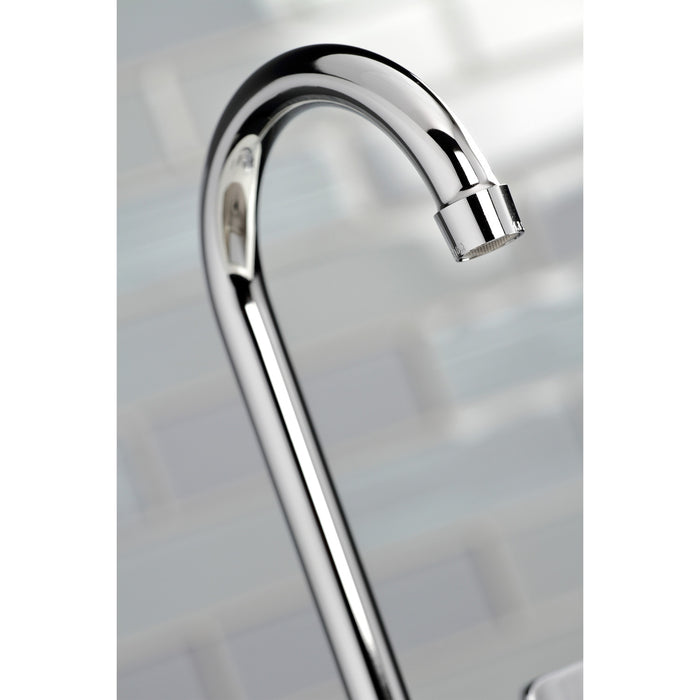 Paris KB8491DPL Two-Handle 2-Hole Deck Mount Bar Faucet, Polished Chrome