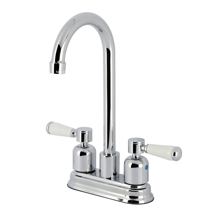 Paris KB8491DPL Two-Handle 2-Hole Deck Mount Bar Faucet, Polished Chrome