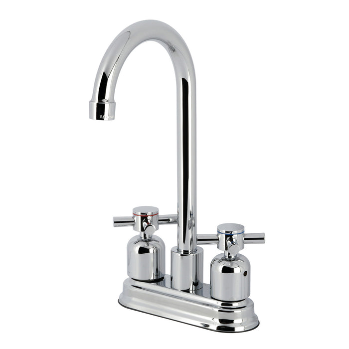 Concord KB8491DX Two-Handle 2-Hole Deck Mount Bar Faucet, Polished Chrome