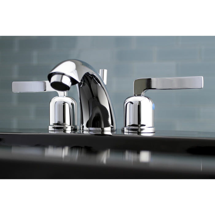 Centurion KB8951EFL Two-Handle 3-Hole Deck Mount Mini-Widespread Bathroom Faucet with Pop-Up Drain, Polished Chrome