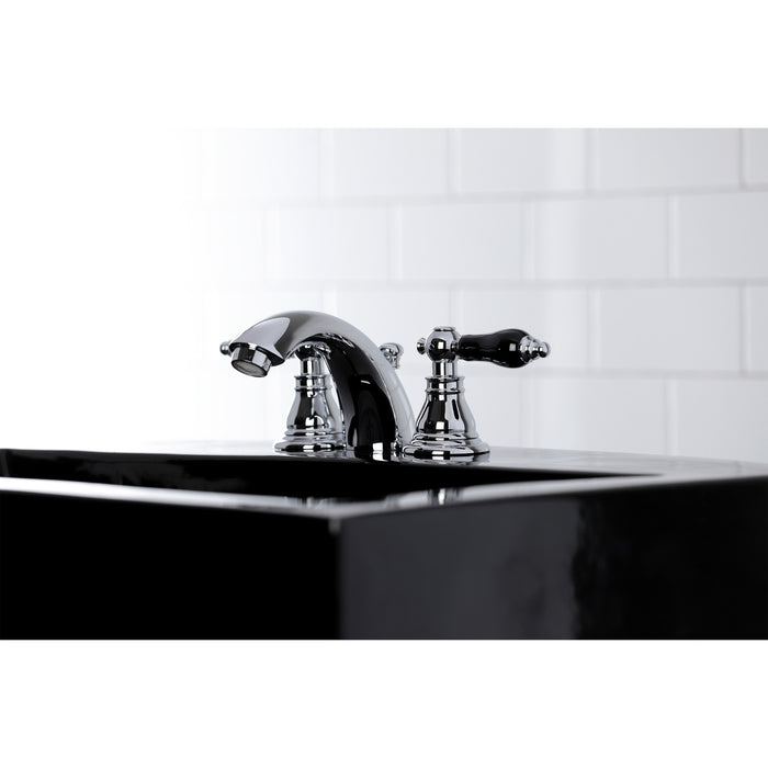 Duchess KB951AKL Two-Handle 3-Hole Deck Mount Mini-Widespread Bathroom Faucet with Pop-Up Drain, Polished Chrome