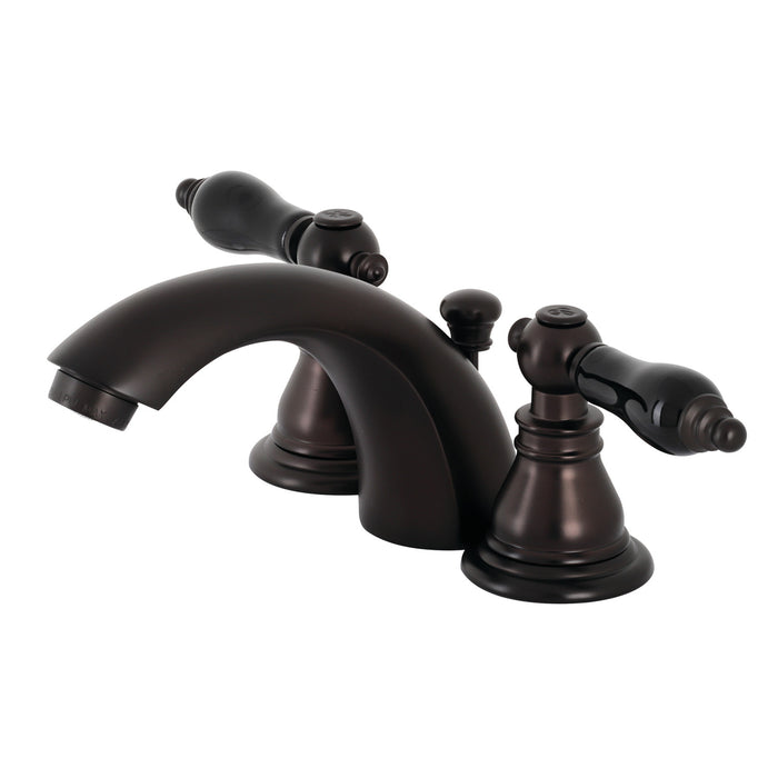 Duchess KB955AKL Two-Handle 3-Hole Deck Mount Mini-Widespread Bathroom Faucet with Pop-Up Drain, Oil Rubbed Bronze