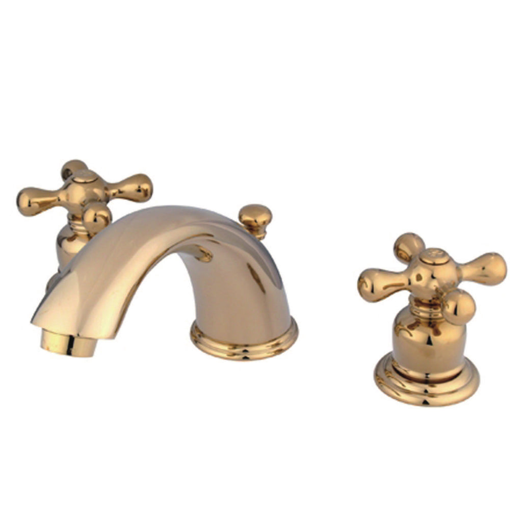 Kingston Victorian top Bathroom Faucet Brass and Chrome