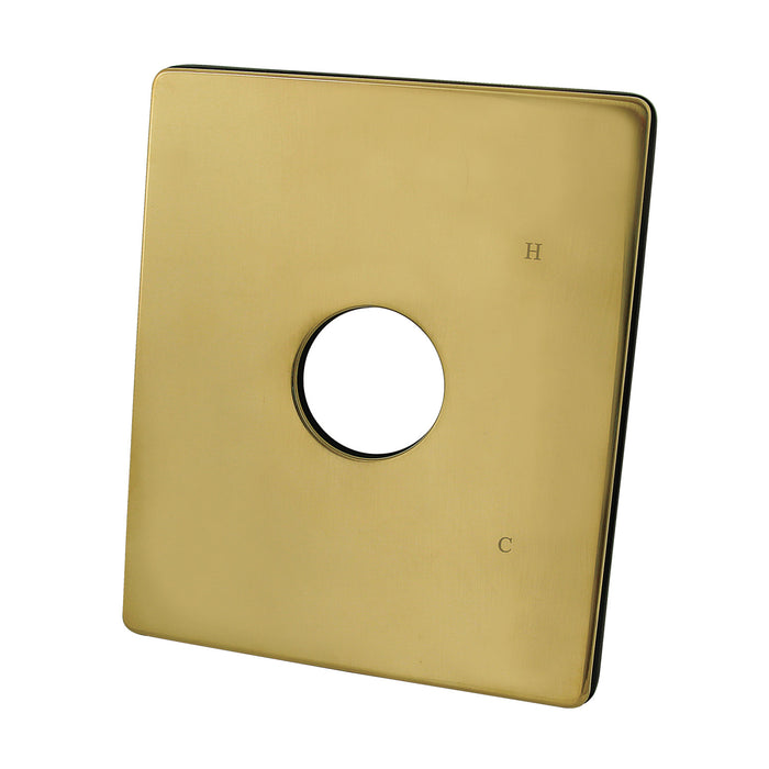 KBE6347 Shower Escutcheon Plate, Brushed Brass