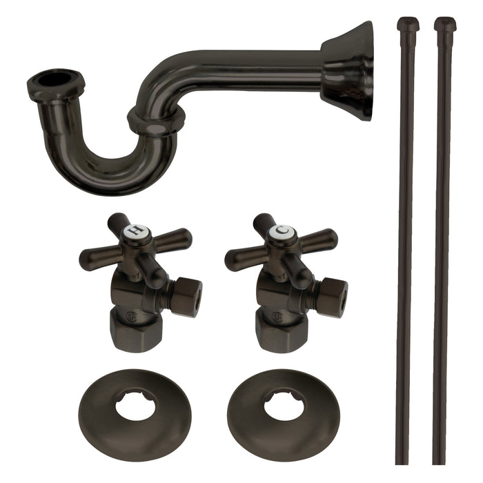 Trimscape KPK105P Traditional Plumbing Sink Trim Kit with P-Trap, Oil Rubbed Bronze