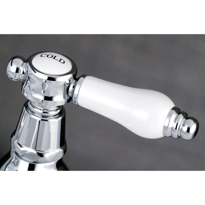 Bel-Air KS1101BPL Two-Handle Deck Mount Basin Tap Faucet, Polished Chrome