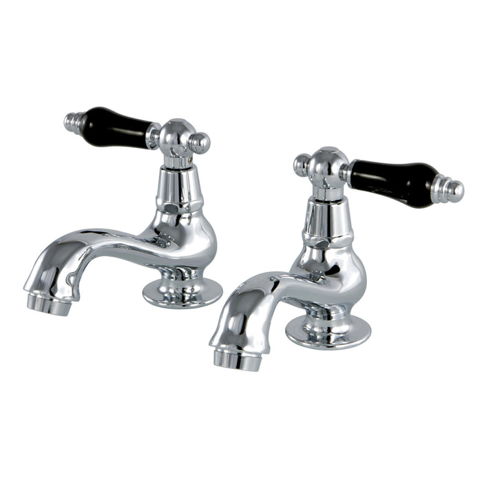 Duchess KS1101PKL Two-Handle Deck Mount Basin Tap Faucet, Polished Chrome