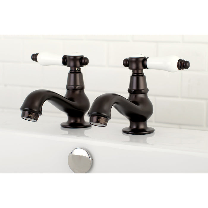 Bel-Air KS1105BPL Two-Handle Deck Mount Basin Tap Faucet, Oil Rubbed Bronze