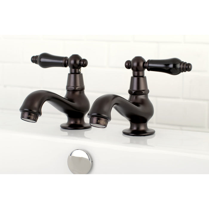 Duchess KS1105PKL Two-Handle Deck Mount Basin Tap Faucet, Oil Rubbed Bronze