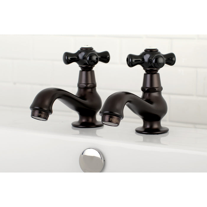 Duchess KS1105PKX Two-Handle Deck Mount Basin Tap Faucet, Oil Rubbed Bronze