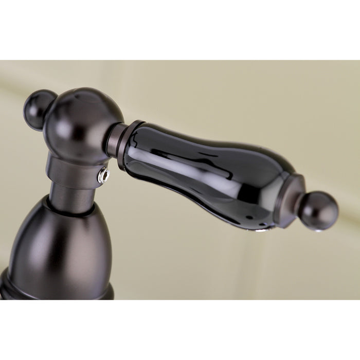 Duchess KS1175PKL Two-Handle 2-Hole Deck Mount Bridge Kitchen Faucet, Oil Rubbed Bronze