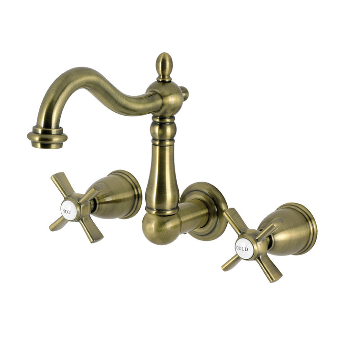 Kingston Brass Millennium Ks1253zx Double-handle 3-hole Wall Mount 