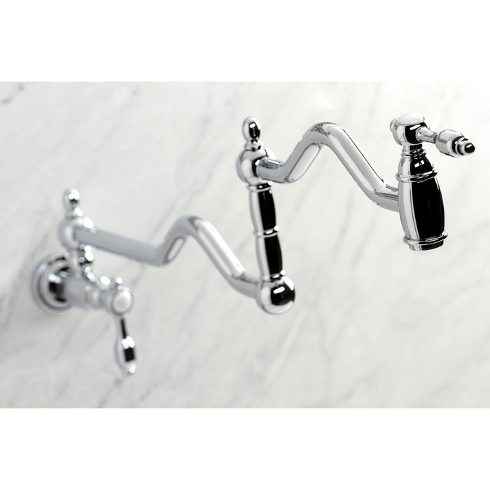 Tudor KS2101TAL Two-Handle Pot Filler, Polished Chrome