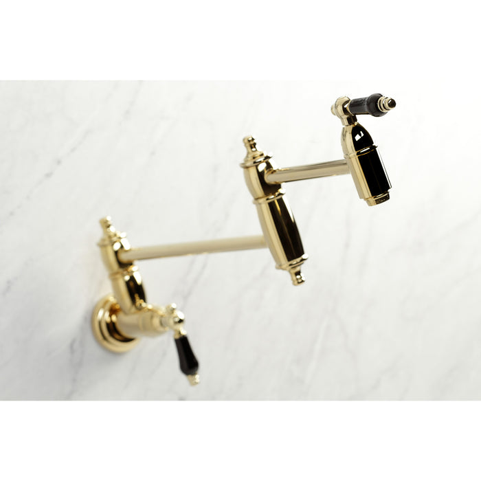 Duchess KS3102PKL Pot Filler, Polished Brass