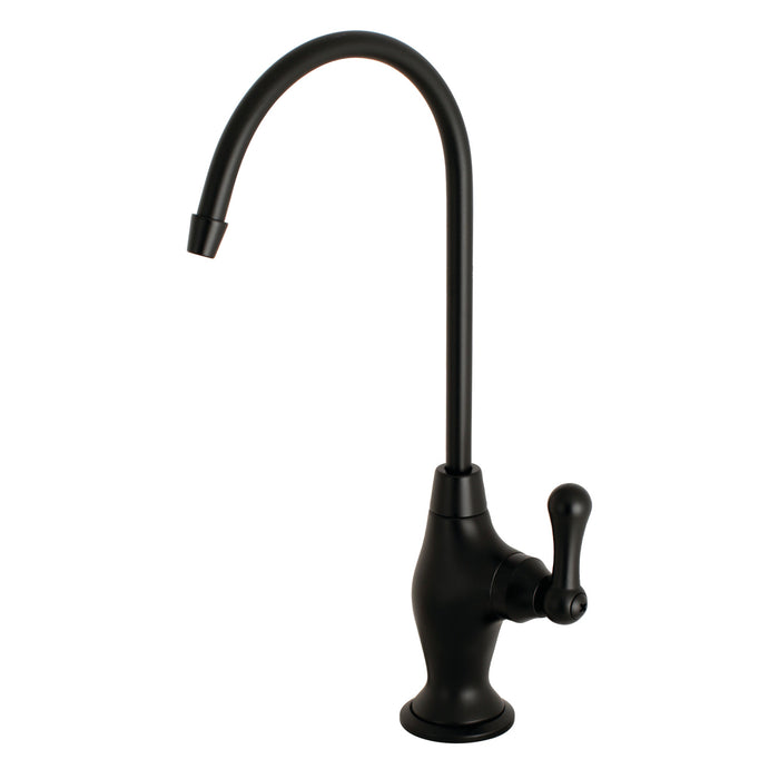 Restoration KS3190AL Single-Handle 1-Hole Deck Mount Water Filtration Faucet, Matte Black