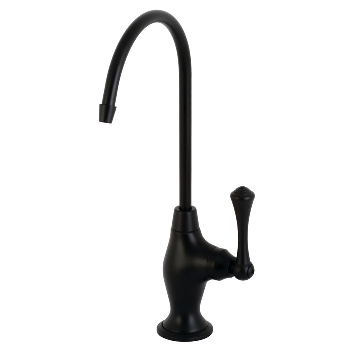 Vintage KS3190BL Single-Handle 1-Hole Deck Mount Water Filtration Faucet, Matte Black