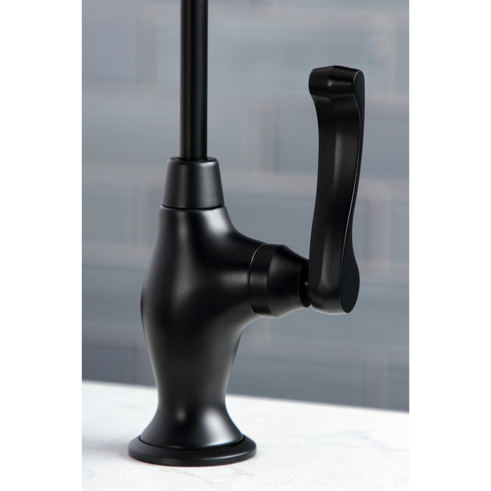 Royale KS3190FL Single-Handle 1-Hole Deck Mount Water Filtration Faucet, Matte Black