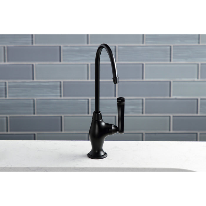 Royale KS3190FL Single-Handle 1-Hole Deck Mount Water Filtration Faucet, Matte Black