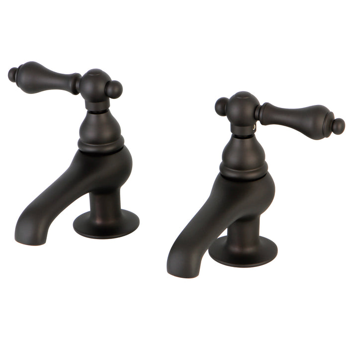 Restoration KS3205AL Two-Handle Deck Mount Basin Tap Faucet, Oil Rubbed Bronze