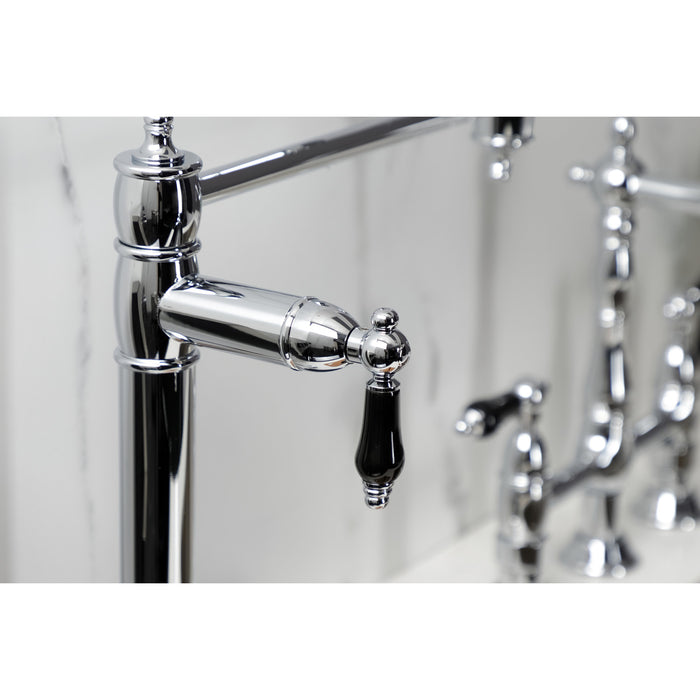 Duchess KS3701PKL Single-Hole Deck Mount Pot Filler, Polished Chrome