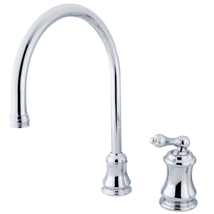 Restoration KS3811ALLS Single-Handle 2-Hole Deck Mount Widespread Kitchen Faucet, Polished Chrome