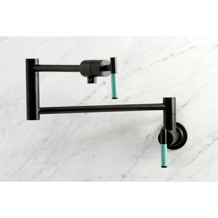 Kaiser KS4100CKL Pot Filler, Matte Black