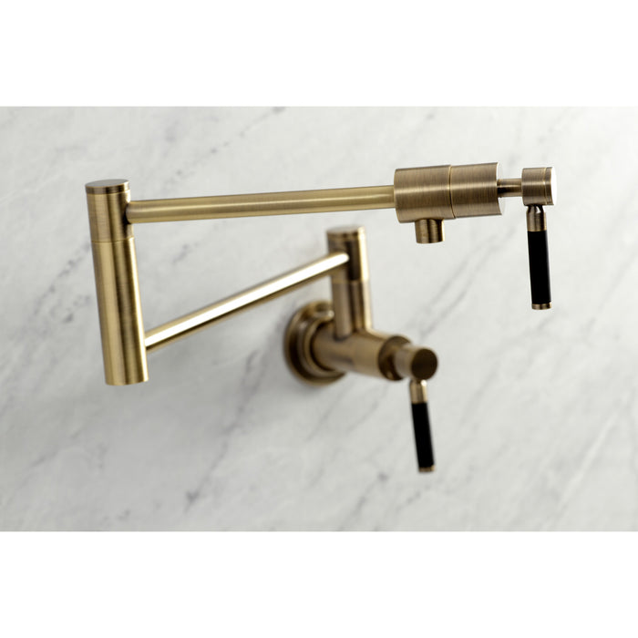 Kaiser KS4103DKL Pot Filler, Antique Brass