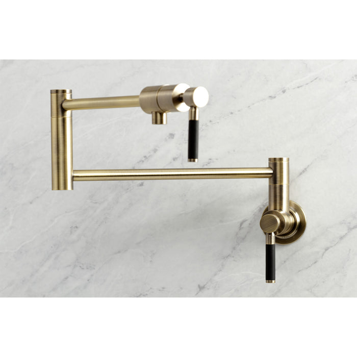 Kaiser KS4103DKL Pot Filler, Antique Brass