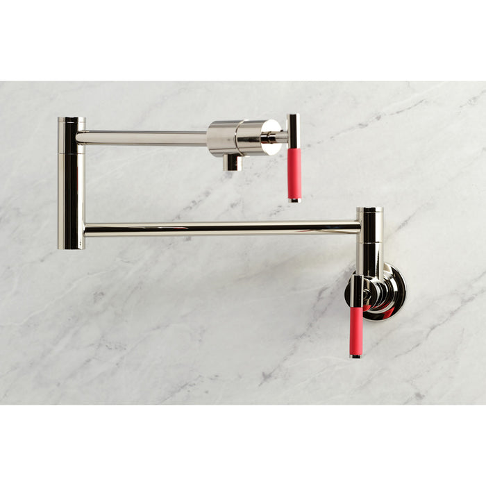 Kaiser KS4106CKL Pot Filler, Polished Nickel