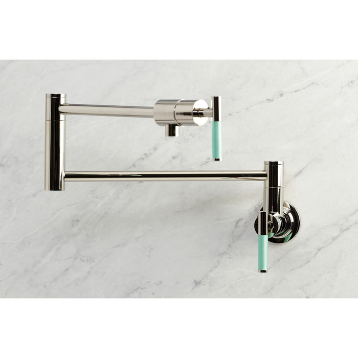 Kaiser KS4106CKL Pot Filler, Polished Nickel